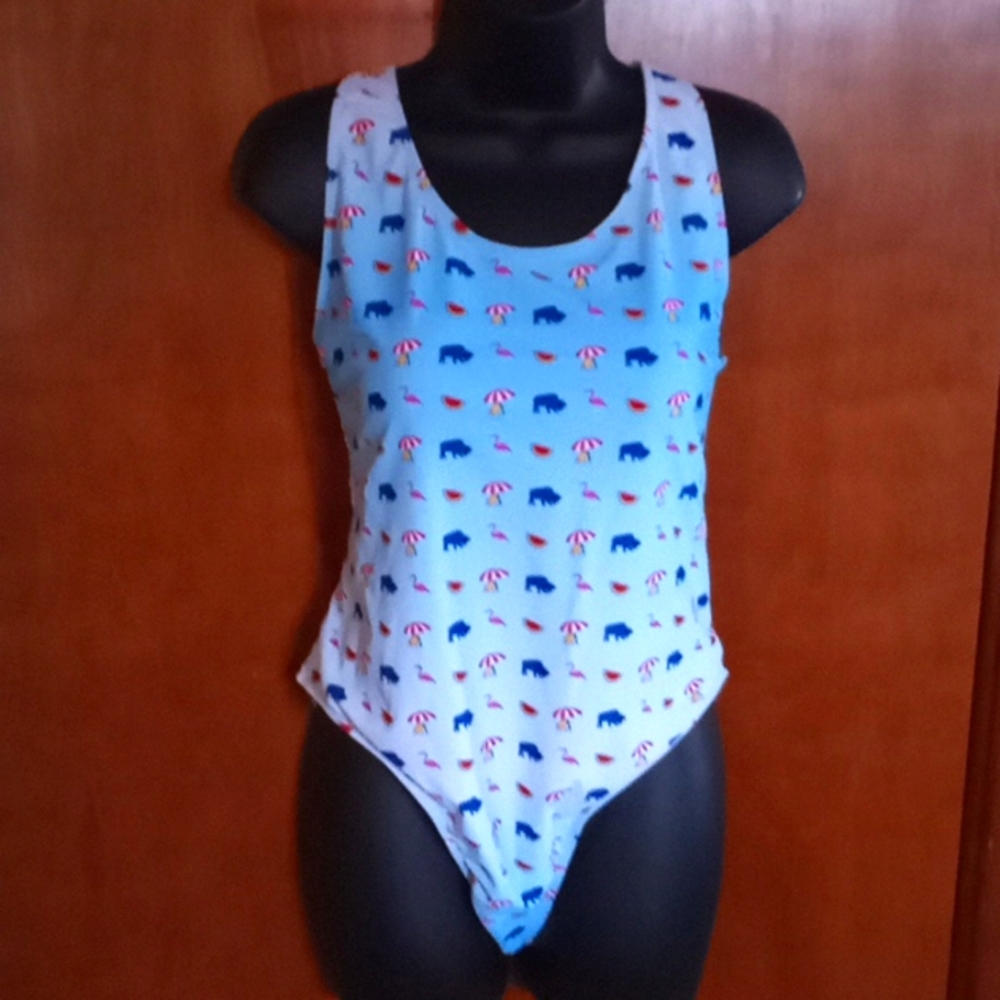 NWT BFLO Buffalo Swimsuit "Summer Fun" Size XXL